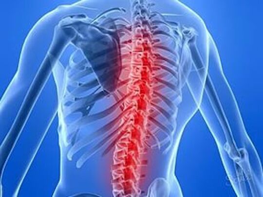 Os trastornos da columna vertebral provocan dores nas costas